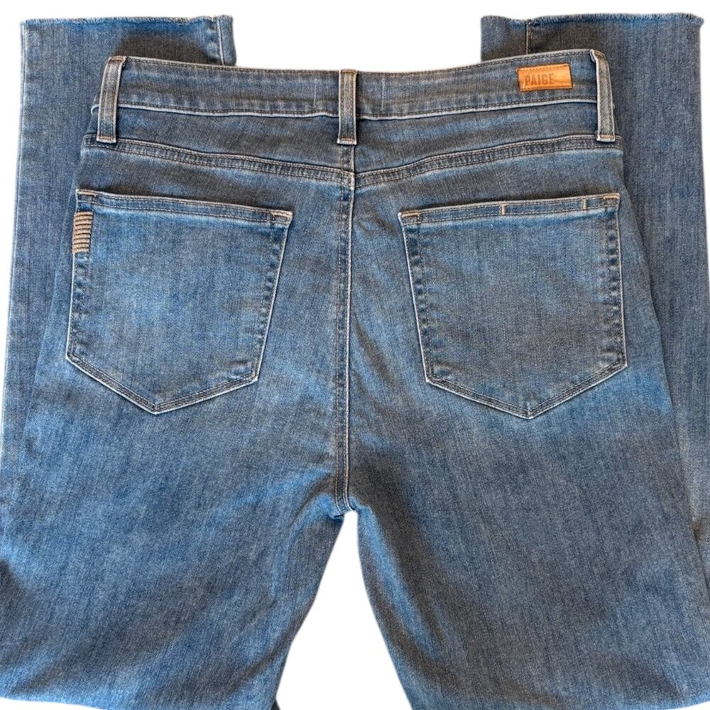 Paige Hoxton Slim Jeans Myla Wash High Rise Stretch Denim Blue Women’s Sz 29 - Picture 3 of 16